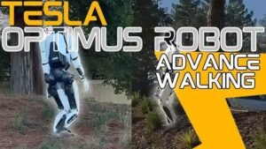 Tesla Optimus Robot's Incredible Uneven Terrain Walking Skills!